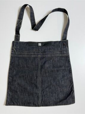 Vintage Marithe Francois Girbaud Denim Multi Pocket Shoulder Bag Dark Wash